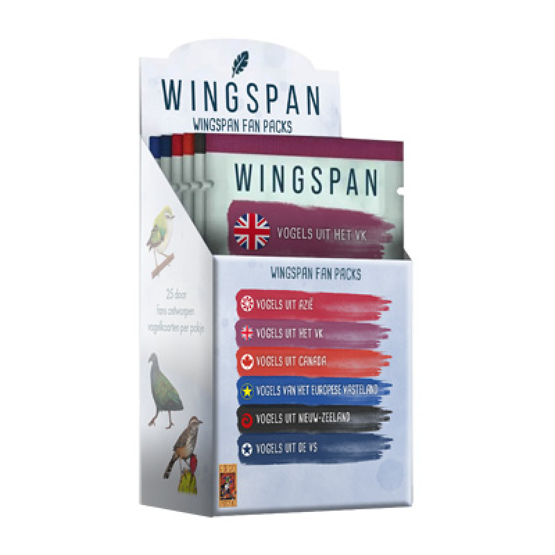 Wingspan Fan packs: Vogels uit Azië