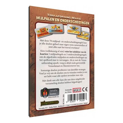 Terraforming Mars: Mijlpalen en Onderscheidingen