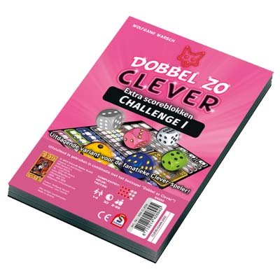 Dobbel Zo Clever Challenge scoreblokken