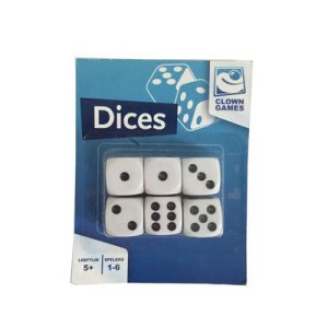 Dobbelstenen: 6 stuks